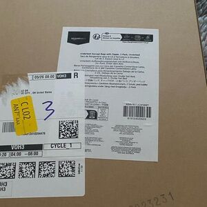 Amazon Brand Underbed Zipper Storage Bags. 2-pack. Unopened box. 📦 🛌